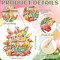 Easter Wreaths for Front Door Bunny Welcome Wood Sign Door Hanger Spring Decorations Easter Hanging Plaque Rabbit Sign Decorations for Home Coffee Shop Garden